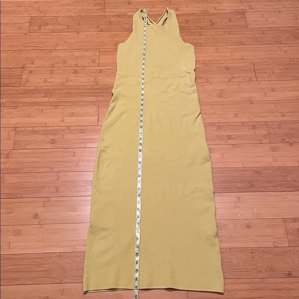 Free People Beach Coronado Maxi Dress Small Sleeveless Ribbed Crisscross Back - Picture 13 of 16